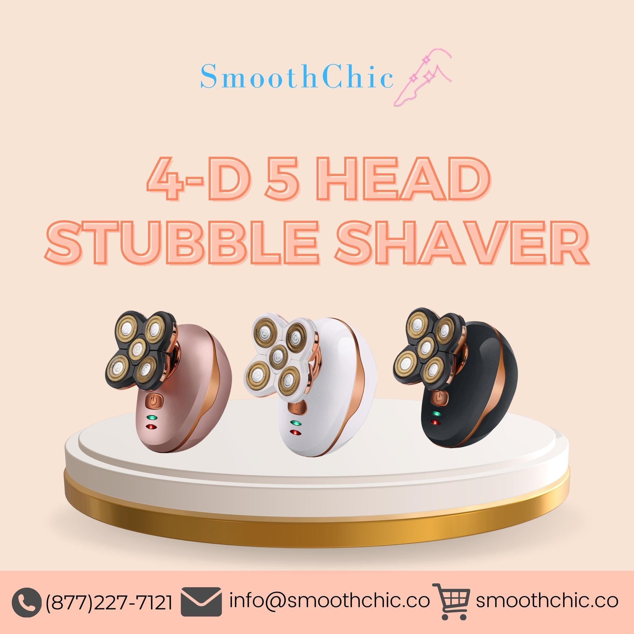 SmoothChic PrecisionPro™ 4D Stubble Shaver