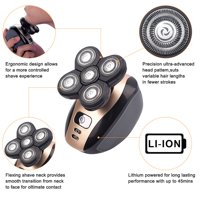 SmoothChic PrecisionPro™ 4D Stubble Shaver